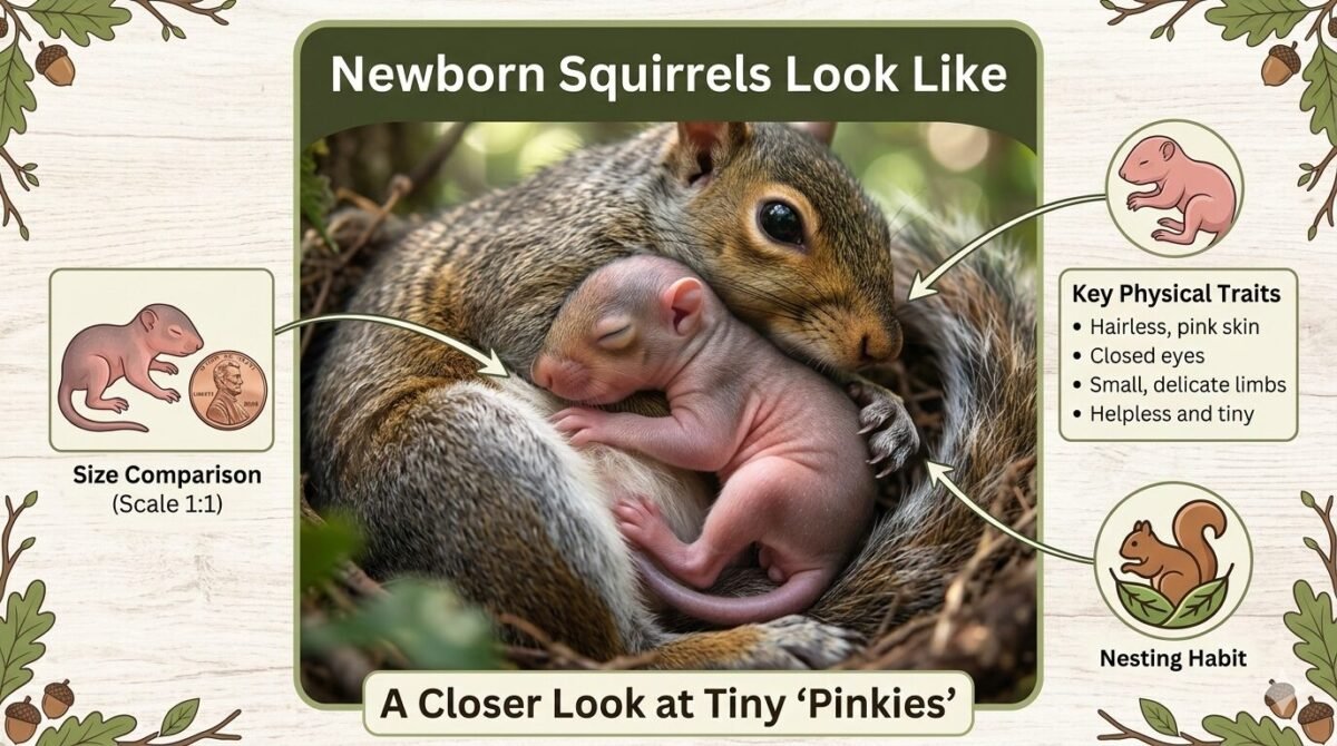 Newborn Squirrels Look Like
