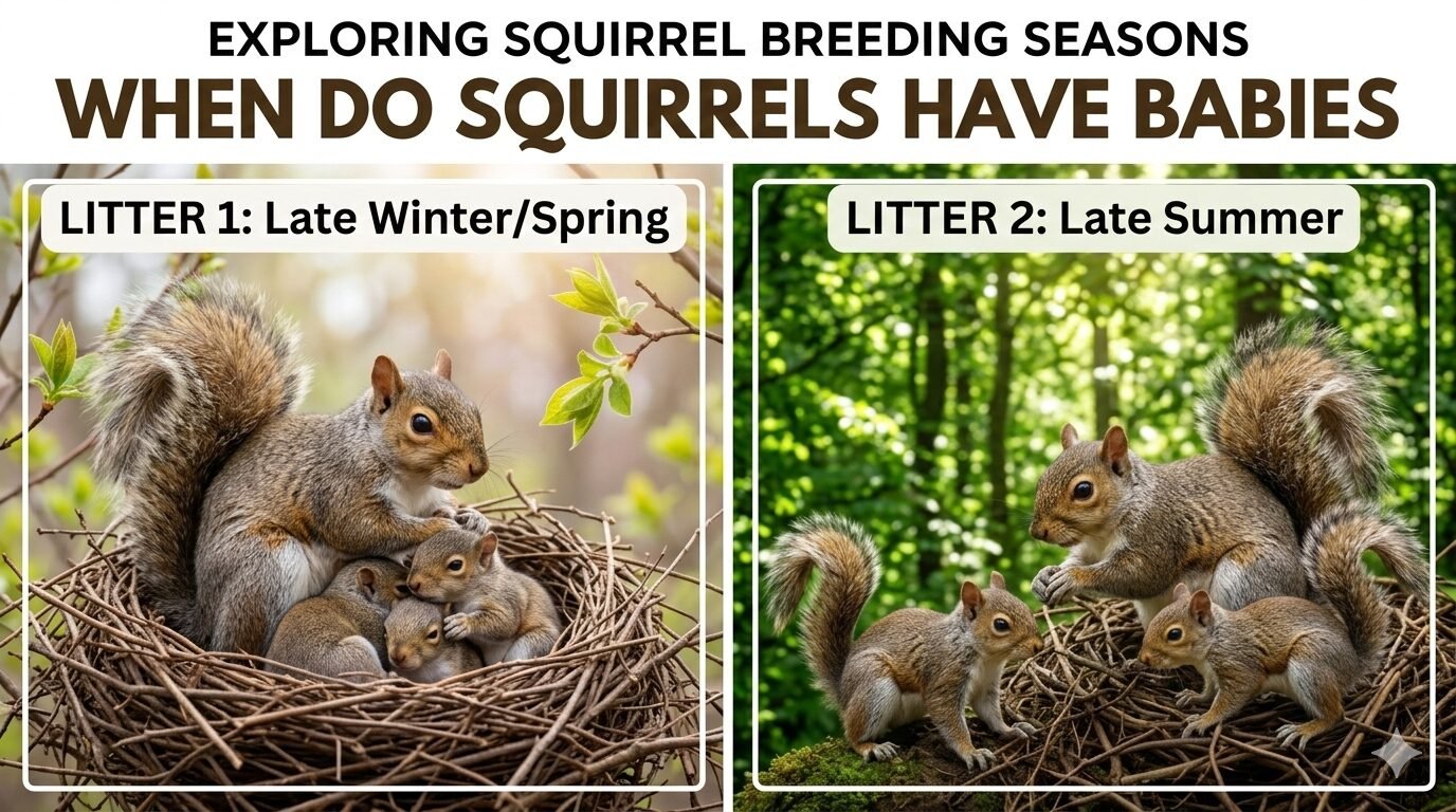 When Do Squirrels Have Babies