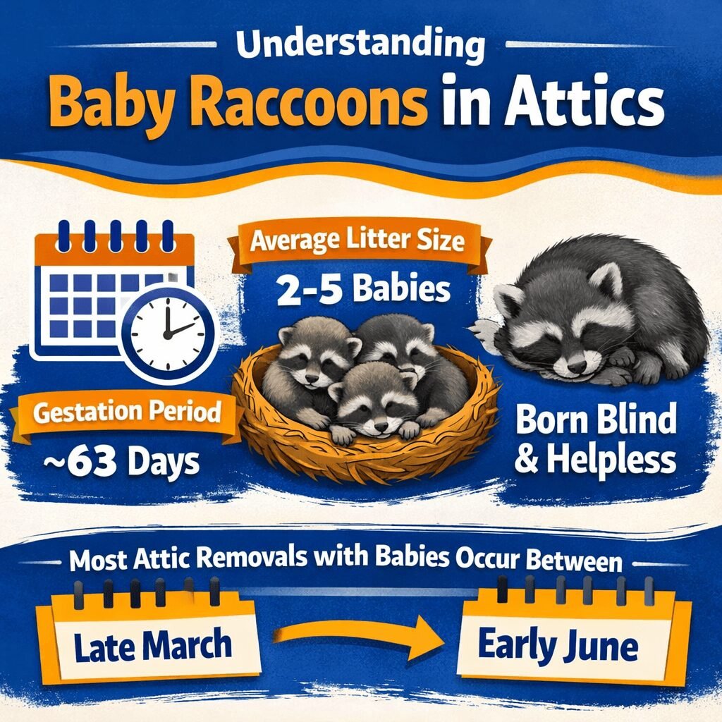 When Are Baby Raccoons Born