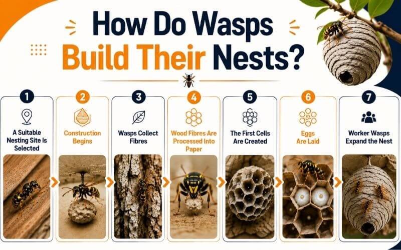How Do Wasps Build Their Nests